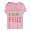 Lustiger personalisierter Name Shirt Kings Are Named Felix T-Shirt