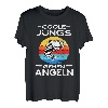 Angler Fischer Spruch lustig coole Jungs gehen angeln angel T-Shirt