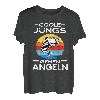 Angler Fischer Spruch lustig coole Jungs gehen angeln angel T-Shirt