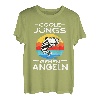 Angler Fischer Spruch lustig coole Jungs gehen angeln angel T-Shirt