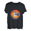 Cooles Vintage Aruba Karibik Strand Spaß Sonnenuntergang Grafik Design T-Shirt