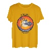 Cooles Vintage Aruba Karibik Strand Spaß Sonnenuntergang Grafik Design T-Shirt