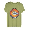 Cooles Vintage Aruba Karibik Strand Spaß Sonnenuntergang Grafik Design T-Shirt