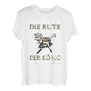 Herren Reichet mir die Rute ihr Narren der König will Angeln T-Shirt