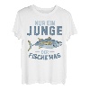 Nur ein Junge der Fische mag Meerestier Aquarium Fisch T-Shirt
