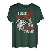 Herren I Love Hot Moms And Crappie Fishing Lustiger Fisch Herren Humor T-Shirt