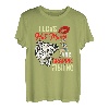 Herren I Love Hot Moms And Crappie Fishing Lustiger Fisch Herren Humor T-Shirt