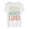 Lustiger personalisierter Name Shirt Kings Are Named Luigi T-Shirt