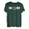 Norway Crew Flagge Skandinavien Urlaub T-Shirt