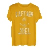 Herren Lustiges personalisiertes Bootsshirt Vorname Captain Joel T-Shirt