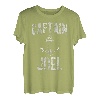 Herren Lustiges personalisiertes Bootsshirt Vorname Captain Joel T-Shirt