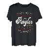 Herren Vintage Angeln Angelspaß Bester Angler Überraschung T-Shirt