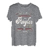 Herren Vintage Angeln Angelspaß Bester Angler Überraschung T-Shirt