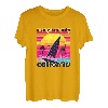 Orange County Retro 80er Jahre Stil Souvenir Strand T-Shirt