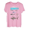 Arten von Haien Ozean Marine Biologie Angeln Hai Liebhaber T-Shirt