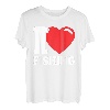Ich liebe es, mit einem roten Herzen zu angeln - Ich liebe es zu angeln T-Shirt