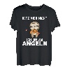 Faultier bin am Angeln lustige Tiere mit Fisch Faultiere T-Shirt