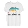 Sacramento California Bear Grizzly Pride im Freien, Vintage-Stil T-Shirt