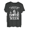 Lagerfeuer Was Lit And There Was Beer - Camping lustiges Geschenk T-Shirt