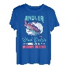 Herren Angler Fischer Fischerhut Angel Ausrüstung - Angler Papa T-Shirt