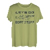 Let's Do Boat Stuff Bootsfahren, nautisches Bootfahrer, Angeln, maritim T-Shirt