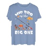Mid Bro Of The Big One Geburtstag Angeln Thema Bday T-Shirt