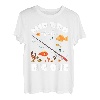 Mid Bro Of The Big One Geburtstag Angeln Thema Bday T-Shirt