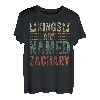Kings Are Named Zachary Shirt Lustiger Personalisierter Name T-Shirt