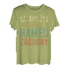 Kings Are Named Zachary Shirt Lustiger Personalisierter Name T-Shirt