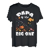 Papa Of The Big One Geburtstag Angeln Thema Geburtstag Feier T-Shirt