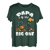 Papa Of The Big One Geburtstag Angeln Thema Geburtstag Feier T-Shirt
