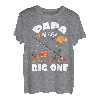 Papa Of The Big One Geburtstag Angeln Thema Geburtstag Feier T-Shirt