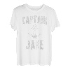 Herren Lustiges personalisiertes Bootsshirt mit Vorname Captain Jake T-Shirt