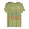 Lustiger personalisierter Name Shirt Kings Are Named Ramon T-Shirt