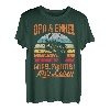 Herren Opa & Enkel Angel Partner Für's Leben Angler Bester Opa T-Shirt