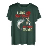Herren I Love Hot Moms Funny Coho Lachs Angeln für Männer Grafik T-Shirt