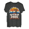 8 Jahre alte Angelfreunde geboren Oktober 2015 - 8. Geburtstag T-Shirt