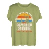 8 Jahre alte Angelfreunde geboren Oktober 2015 - 8. Geburtstag T-Shirt
