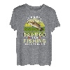 Herren Not Dad Bod Figur für Herren, lustiges Angeln, kleiner Barsch T-Shirt