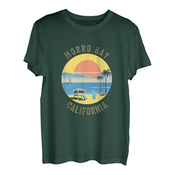 Morro Bay Souvenir-Bekleidung - Retro Vintage Morro Bay T-Shirt