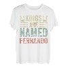 Kings Are Named Fernando Shirt Lustiger Personalisierter Name T-Shirt