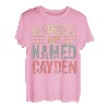 Kings Are Named Cayden Shirt mit lustigem Namen T-Shirt