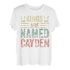 Kings Are Named Cayden Shirt mit lustigem Namen T-Shirt