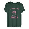 Damen Echte Frauen Gehen Angeln Anglerin Spruch T-Shirt