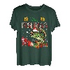 Merry Christmas Dabbing Santa Fishing Barschfisch Funny Fisher T-Shirt