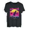 Miami Beach Retro 80er Jahre Stil Souvenir Strand T-Shirt