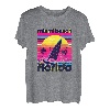 Miami Beach Retro 80er Jahre Stil Souvenir Strand T-Shirt
