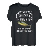 Wonder If The Fish Are Thinking Funny Fishing Yellowfin Thunfisch T-Shirt