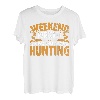 Wochenendvorhersage 100% Chance der Jagd T-Shirt