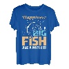 Happiness is A Big Fish And A Witness Fishing T-Shirt